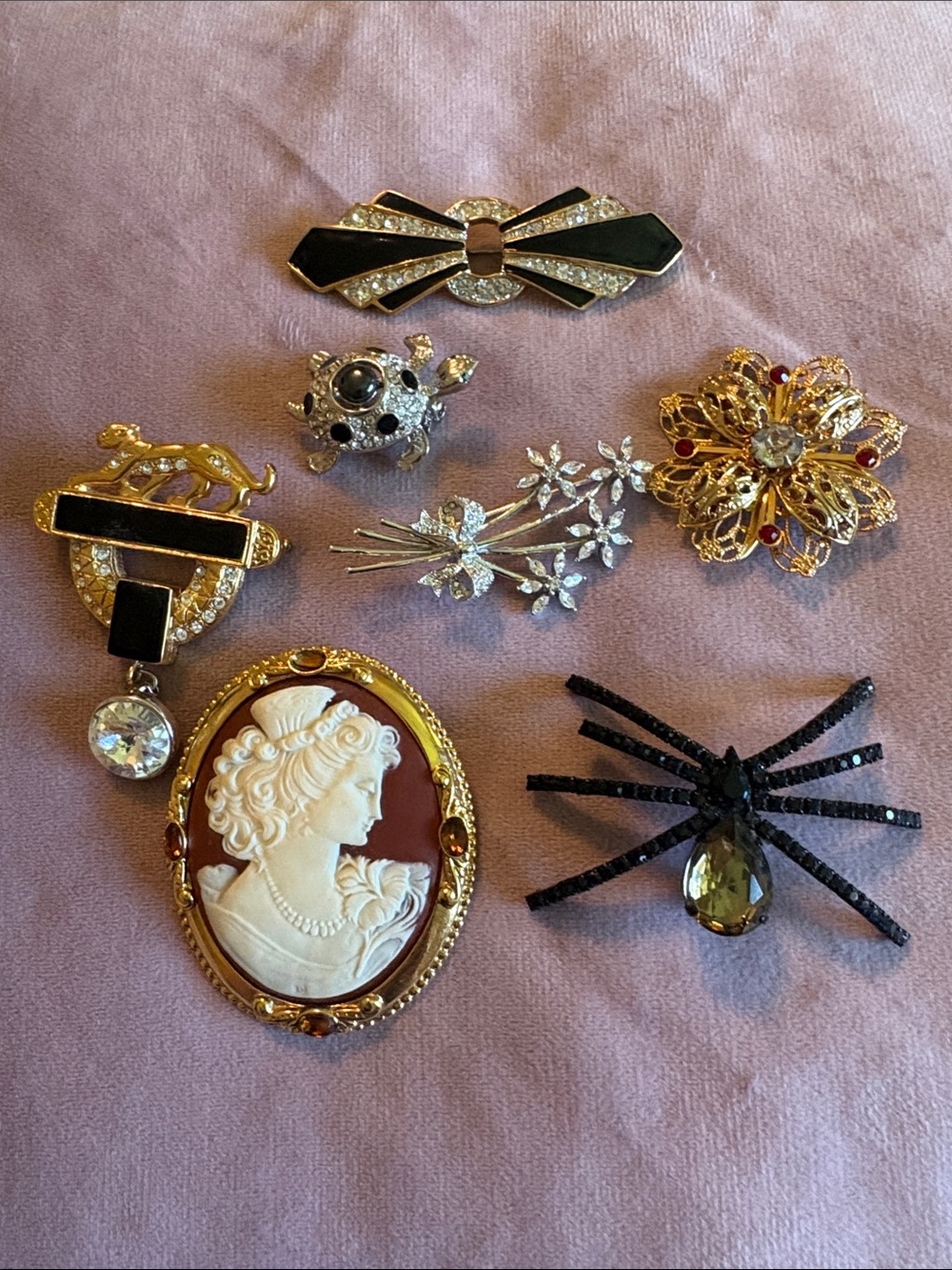 Vintage Brooch bundle lot